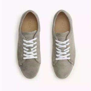 Rag & Bone Kent Lace Up Sneakees Grey Suede
